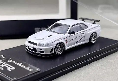 MODEL COLLECT 1/64 SKYLINE R34 V-SPEC - MINES LIVERY_0