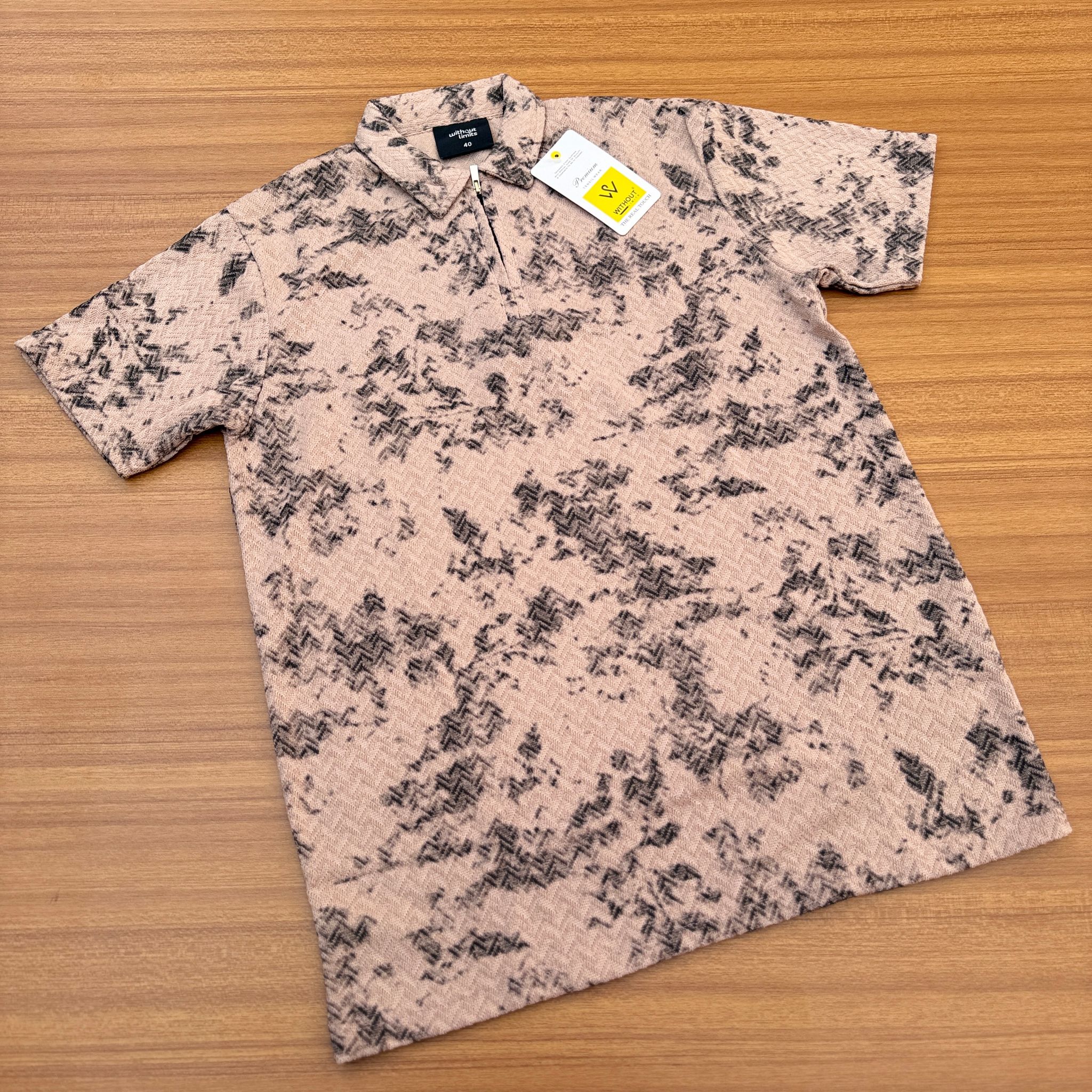 WITHOUT LIMITS-V POLOS L-BROWN_0