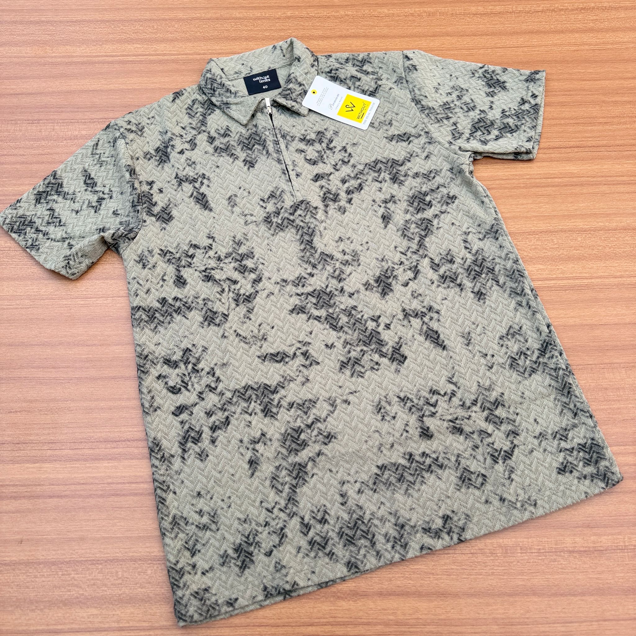 WITHOUT LIMITS-V POLOS GREEN_0