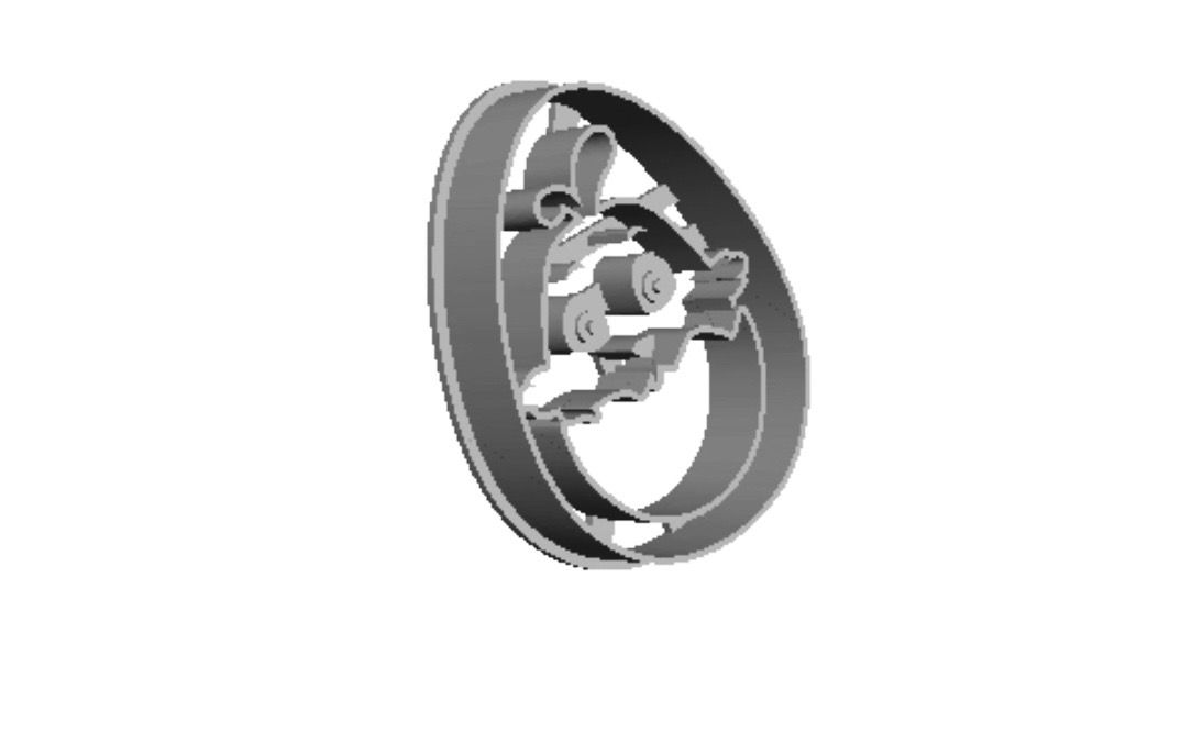 The Rooster out print Cookie Cutter   _0