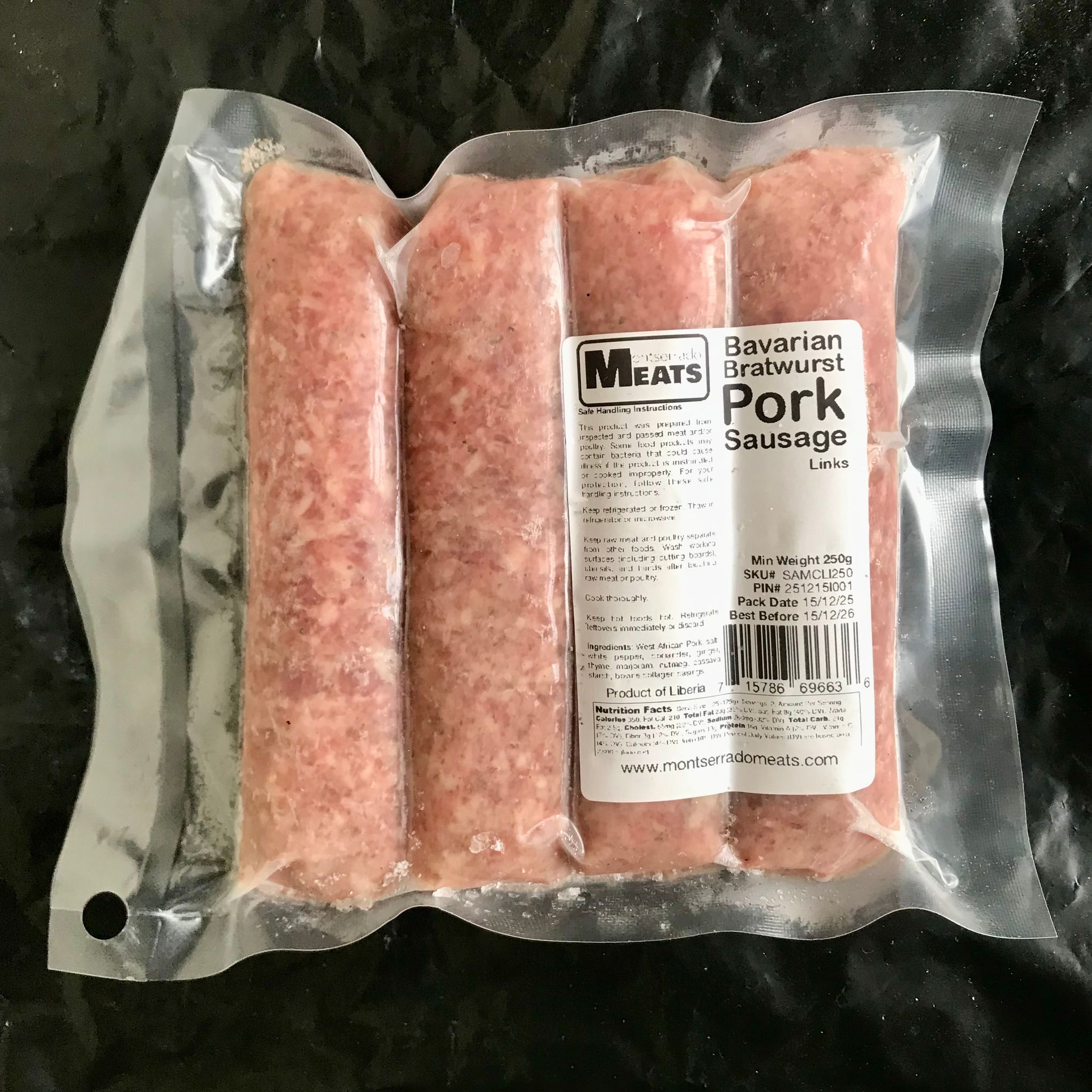 Bavarian Bratwurst Sausage_0