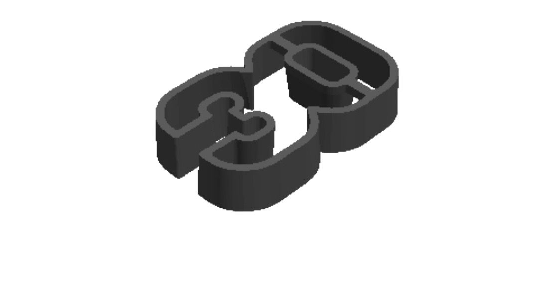 Thirty 30 out print Cookie Cutter     _0
