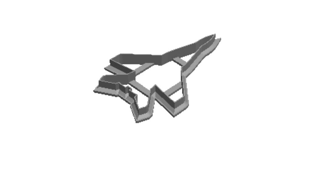 MiG29 aircraft out print Cookie Cutter  _0