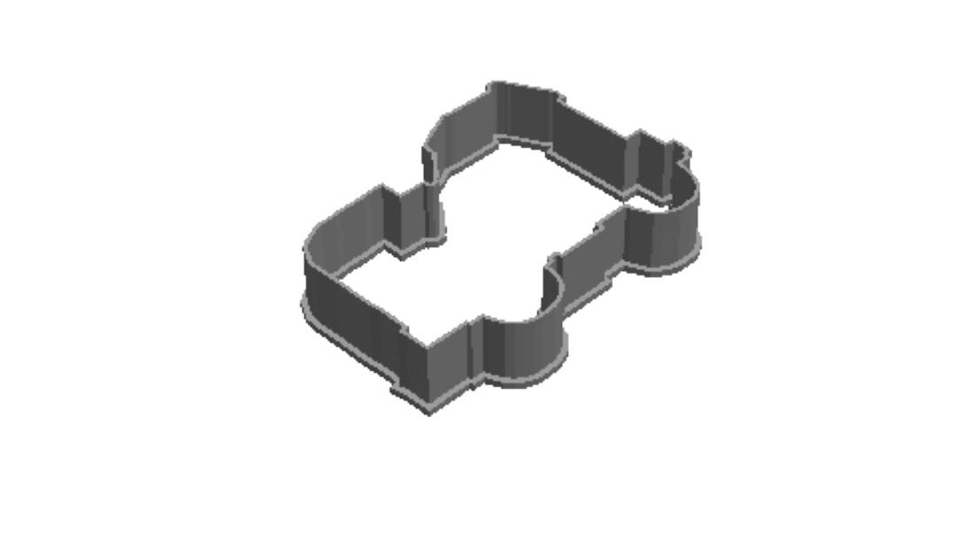 Concrete Mixer 1 out print Cookie Cutter  _0
