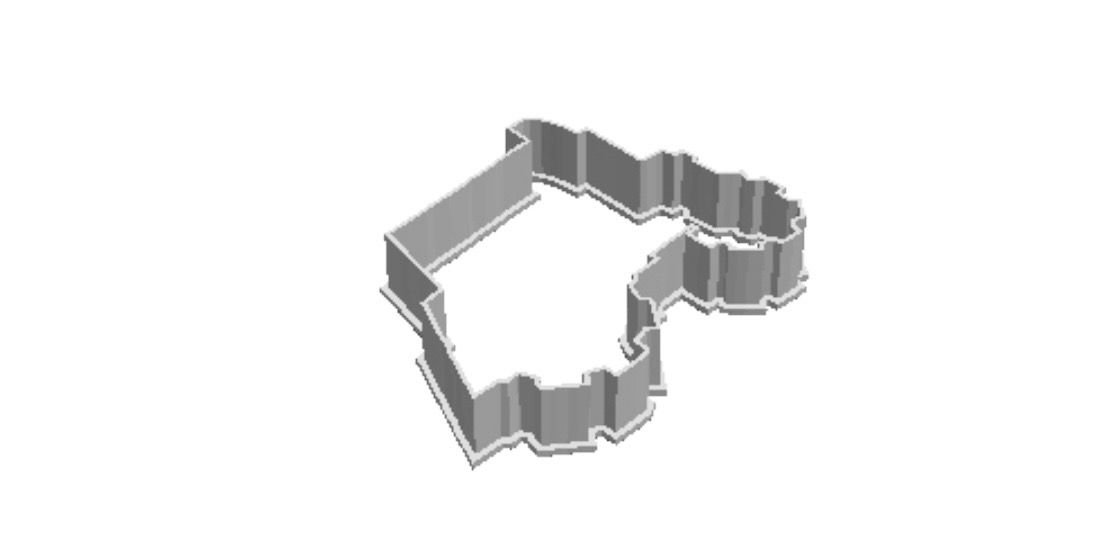 Tractor 1 out print Cookie Cutter     _0