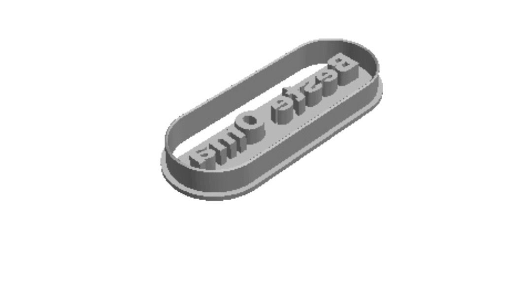 Beste ouma out print  Cookie Cutter  _0