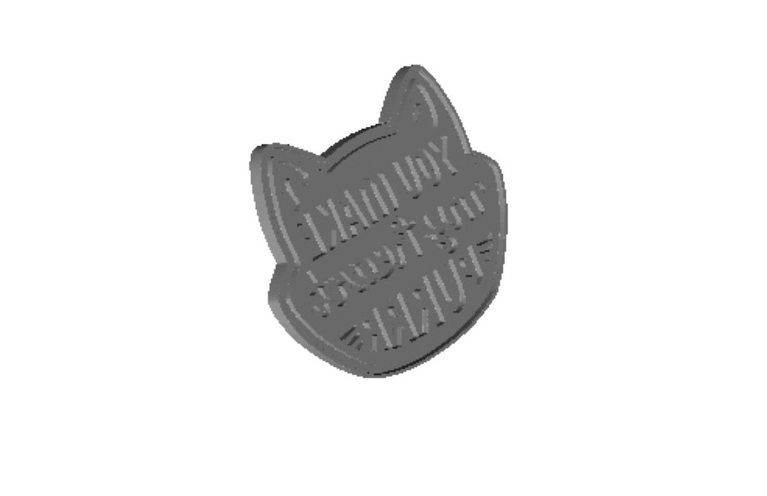 Valentine cat  2 in 1 Cookie Cutter   _0