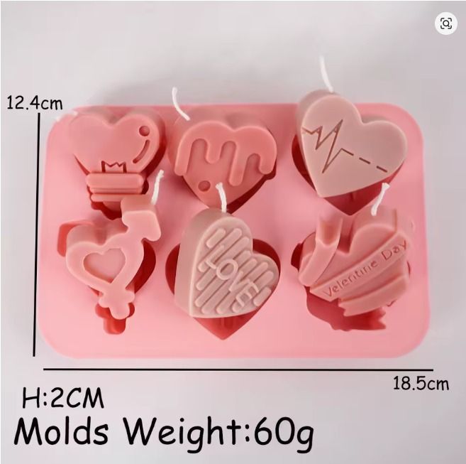 Molde de corazones flechados_1
