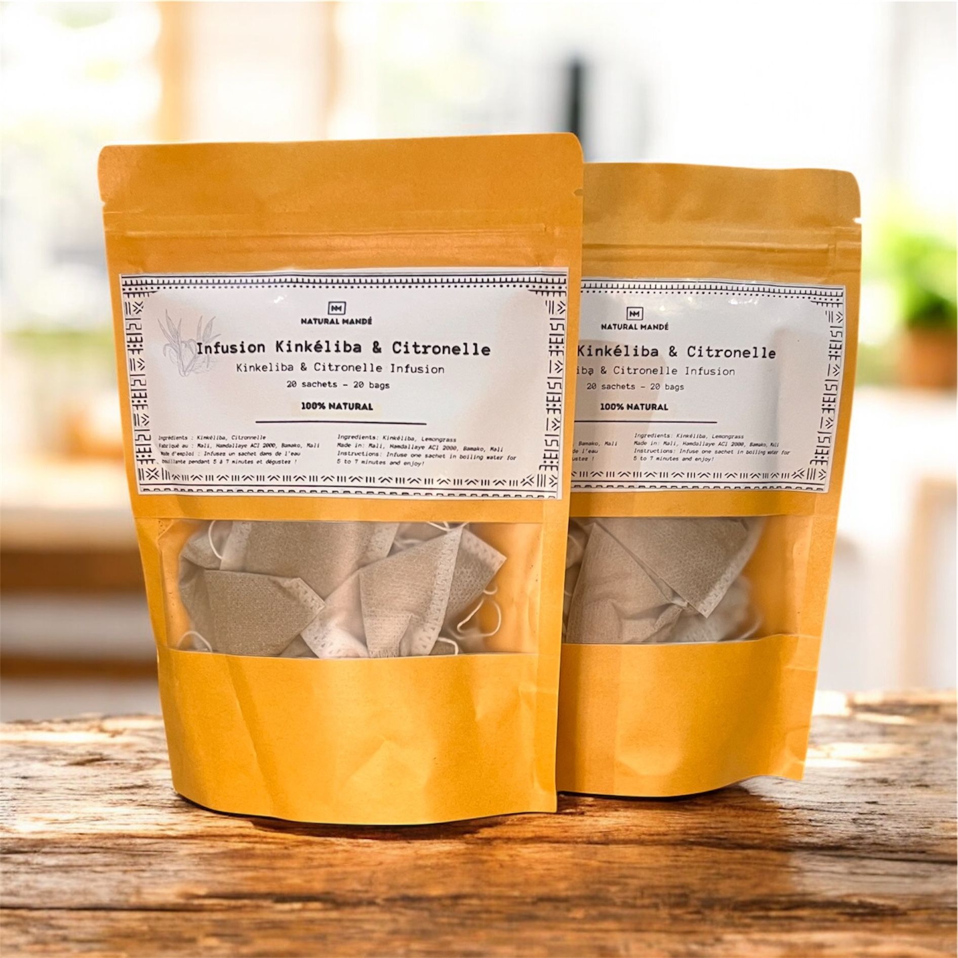 Infusion Kinkéliba & Citronnelle - 100% Naturel - Lot de 2_0