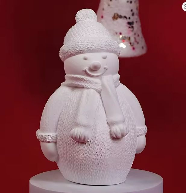 Molde Muñeco de Nieve_0