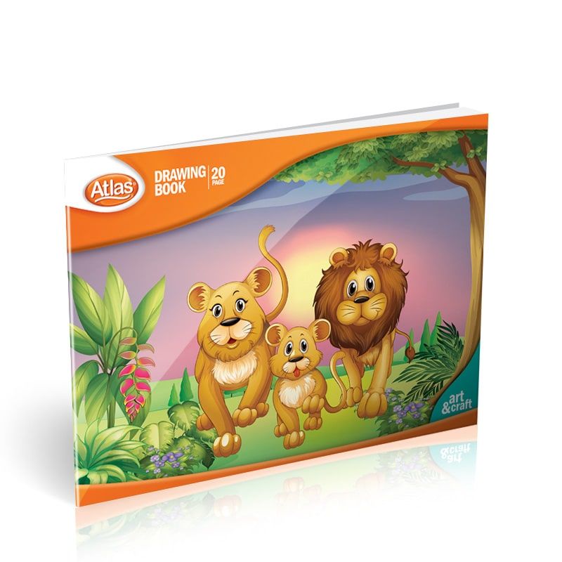 Atlas A4 Drawing Book Small 20Pgs_0