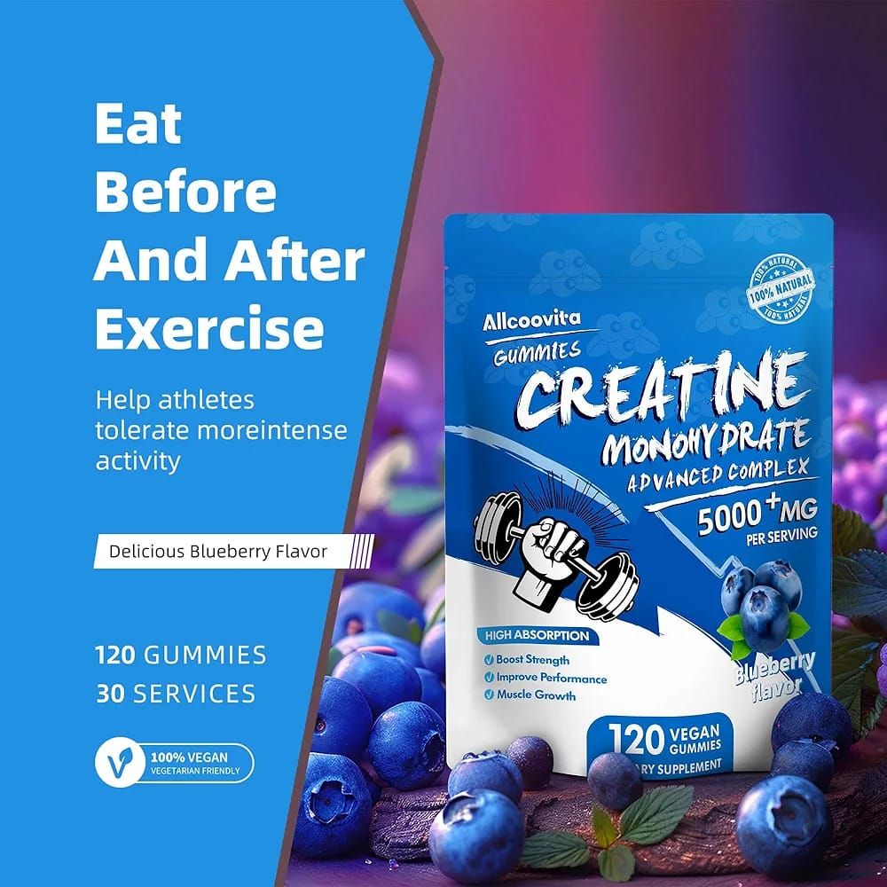 Creatine Monohydrate Gummies- for Men & Women_1
