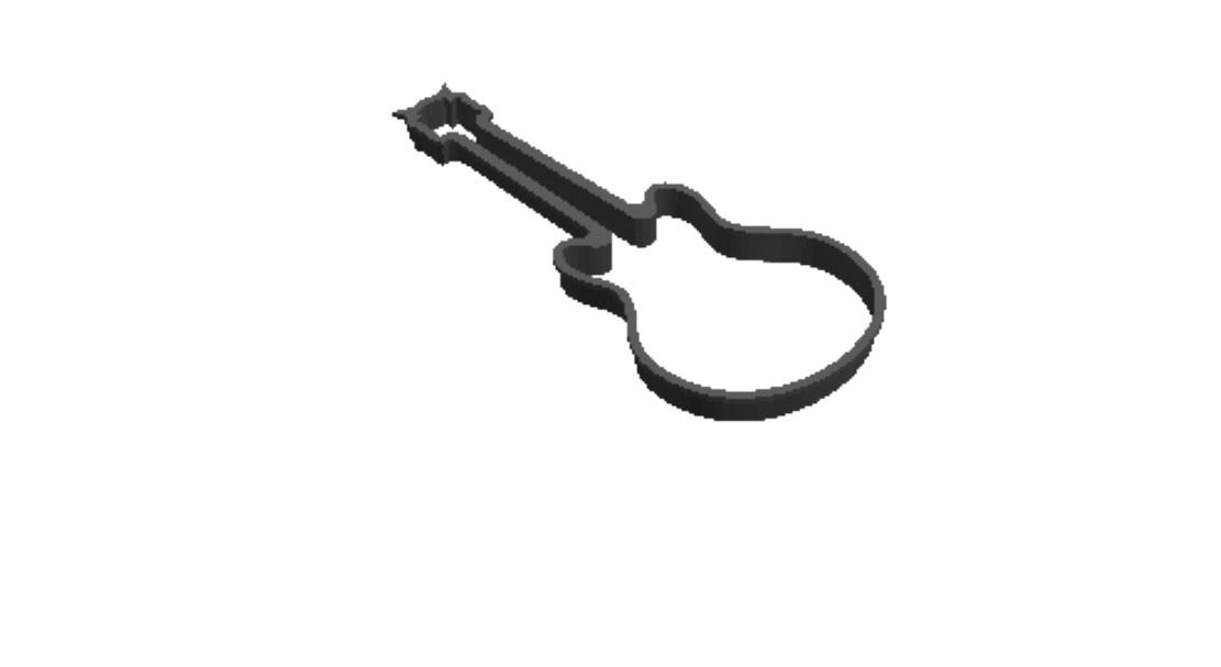 Gibson 347 guitar out print Cookie Cutter  _0