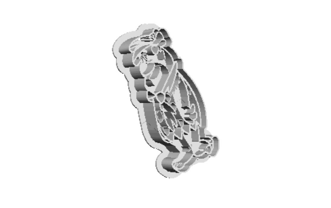 Flintstones Freddie out print Cookie Cutter_0