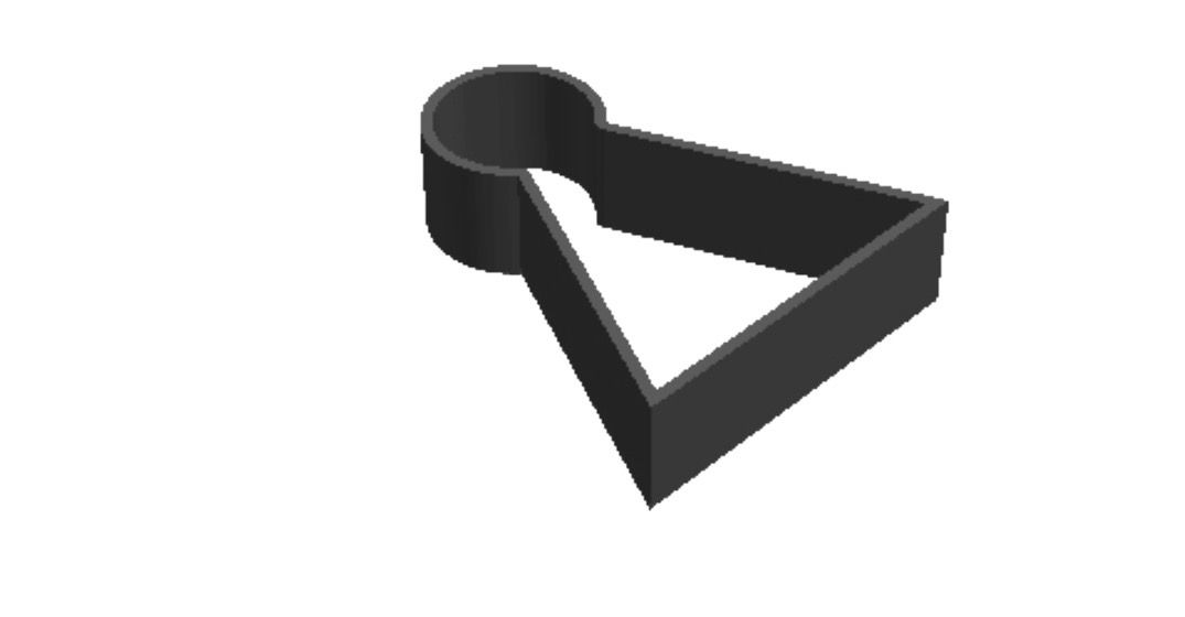 Party hat out print Cookie Cutter _0