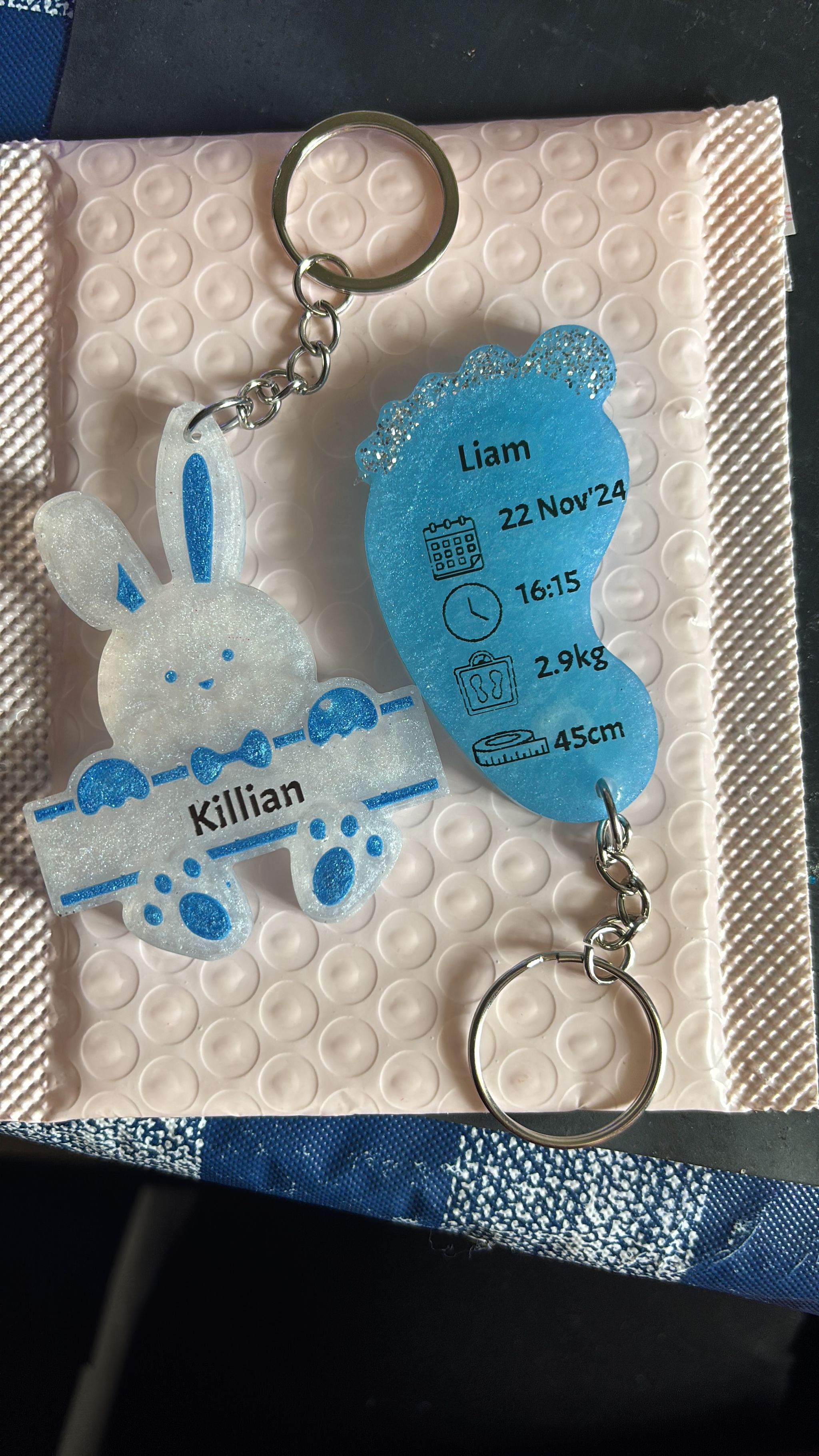 Medium Foot Key Chain Shape B_3