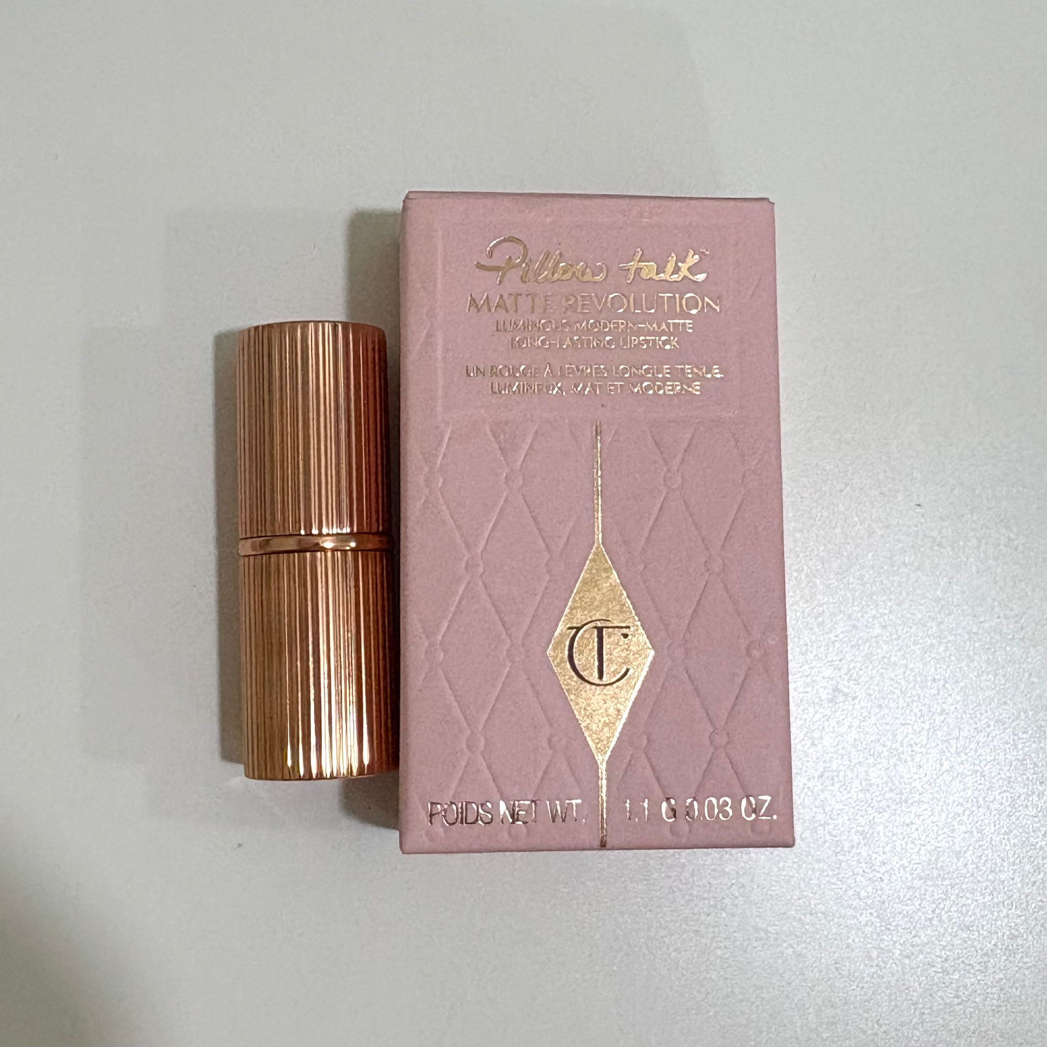 Charlotte Tilbury Matte Revolution Long-Lasting Lipstick - Shade: Pillow Talk Medium _1