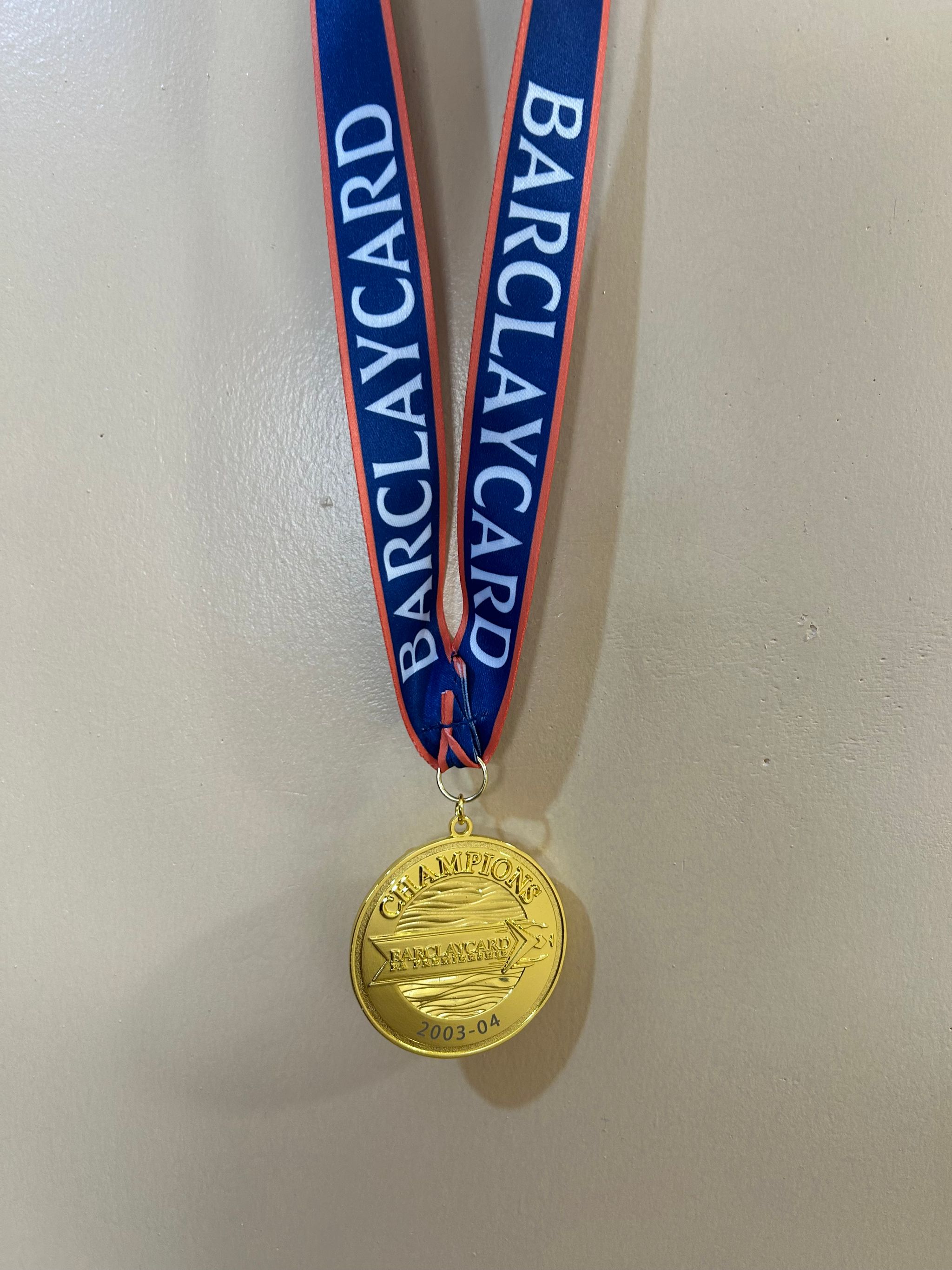 English Premier League 2003/04 Winner's medal (Arsenal - The Invincibles)_1