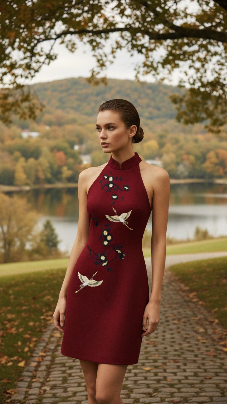  BLOSSOMS CHEONGSAM MINI _2