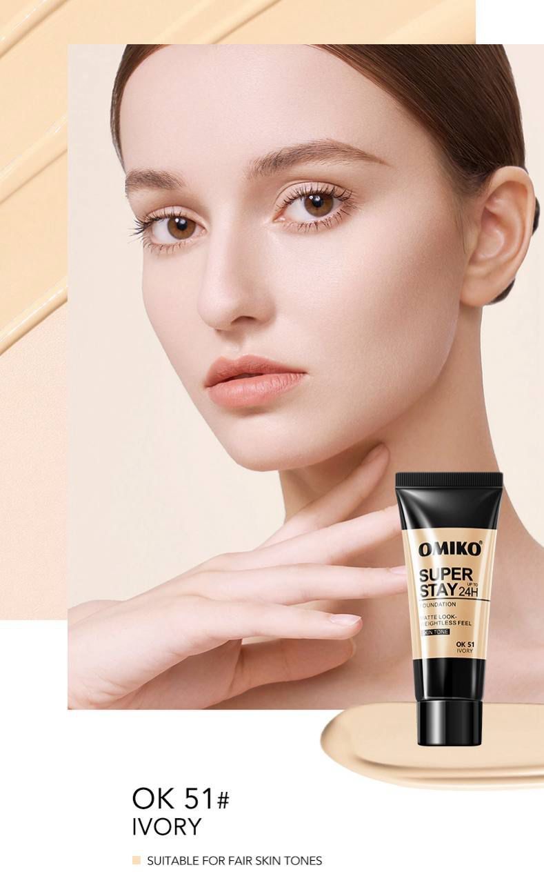 Omiko Super stay 24 h  foundation اوميكو فاونديشن سوبر ستاي 24 ساعة_3