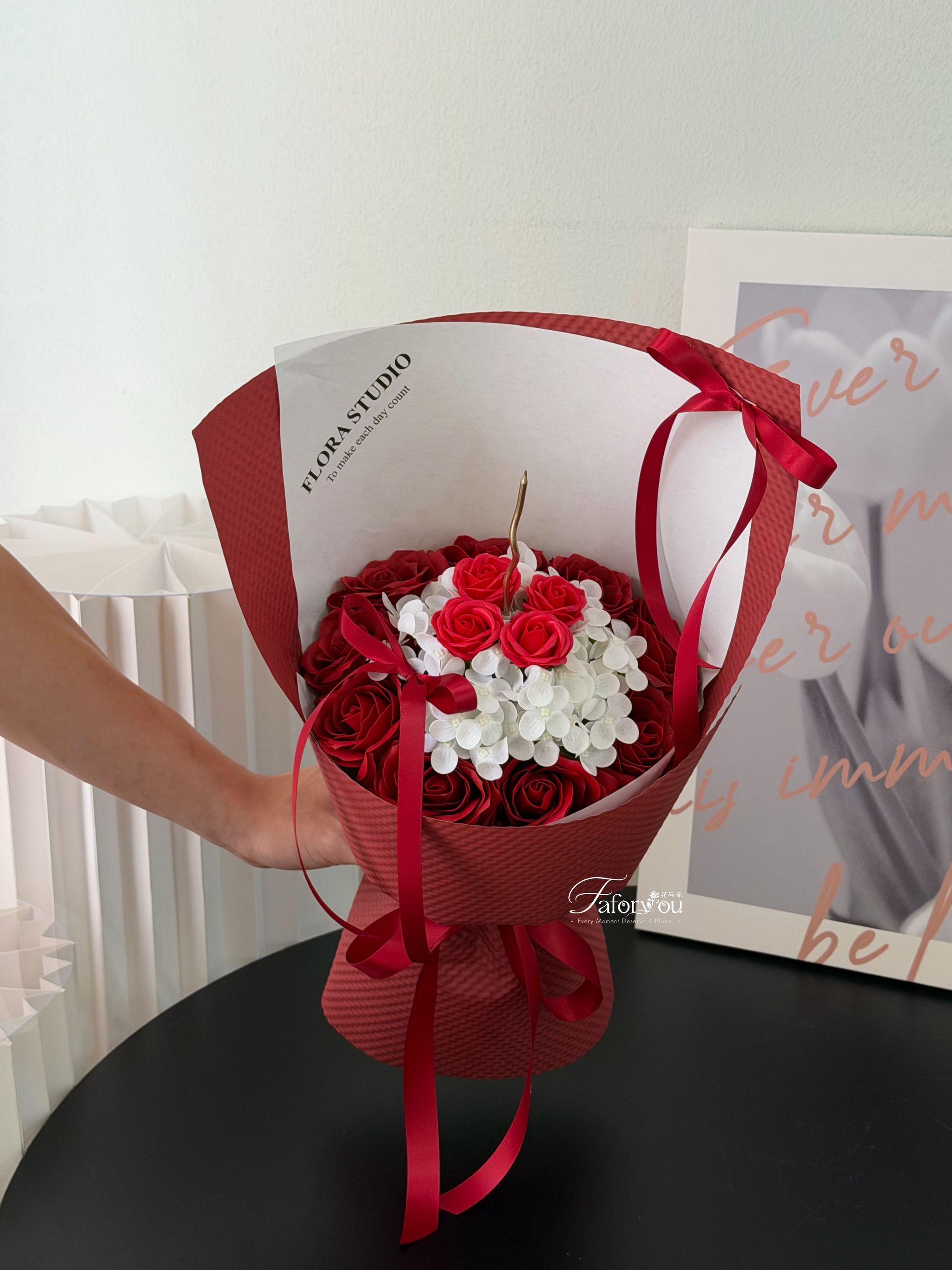 Birthday Cake Soap Flower Bouquet | 生日蛋糕香皂花束_0