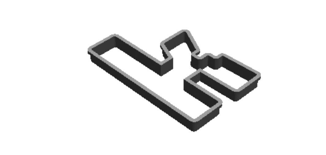 Killer K  out print Cookie Cutter _0