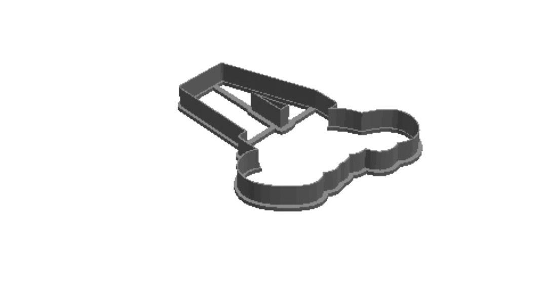 Four out print Cookie Cutter_0