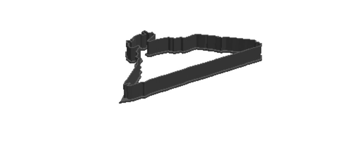 Star destroyer out print Cookie Cutter  _0