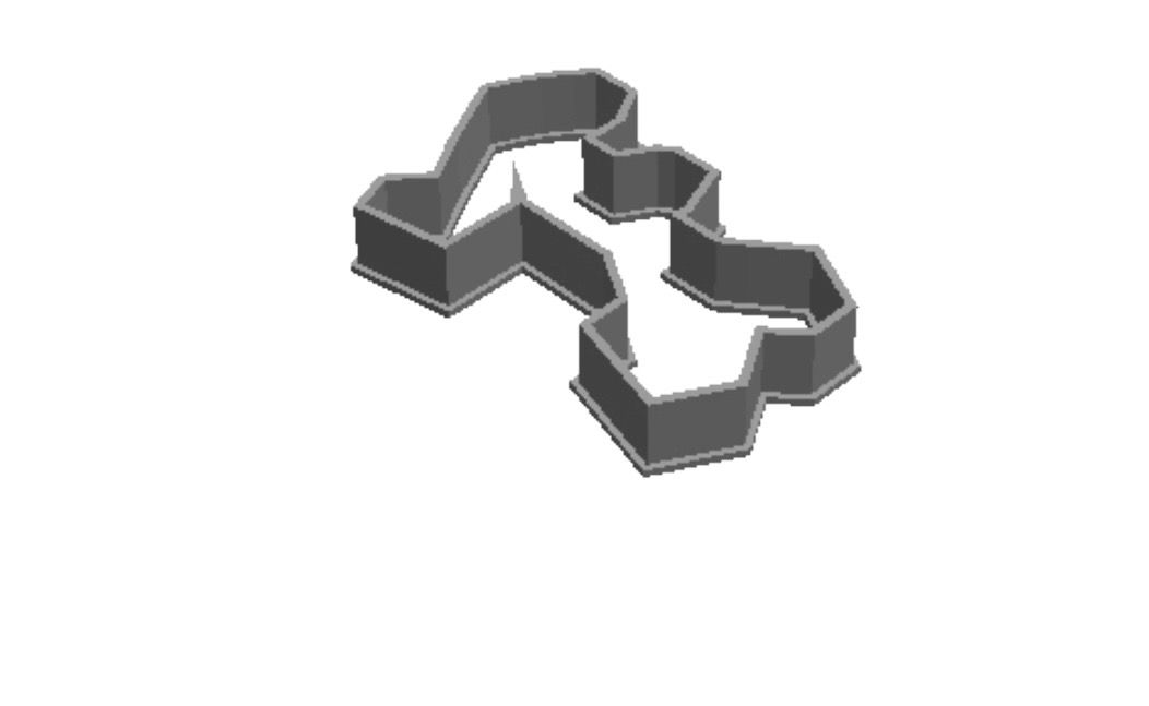 Lady out print Cookie Cutter   _0