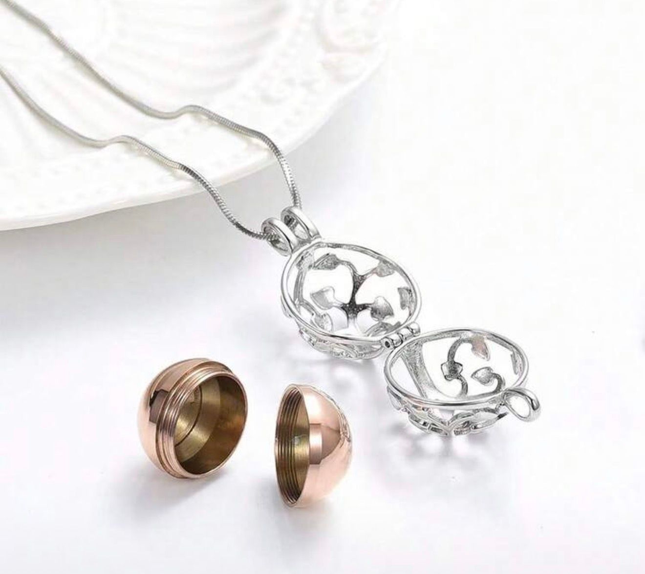  Memorial Tree of Life Necklace with ball_2