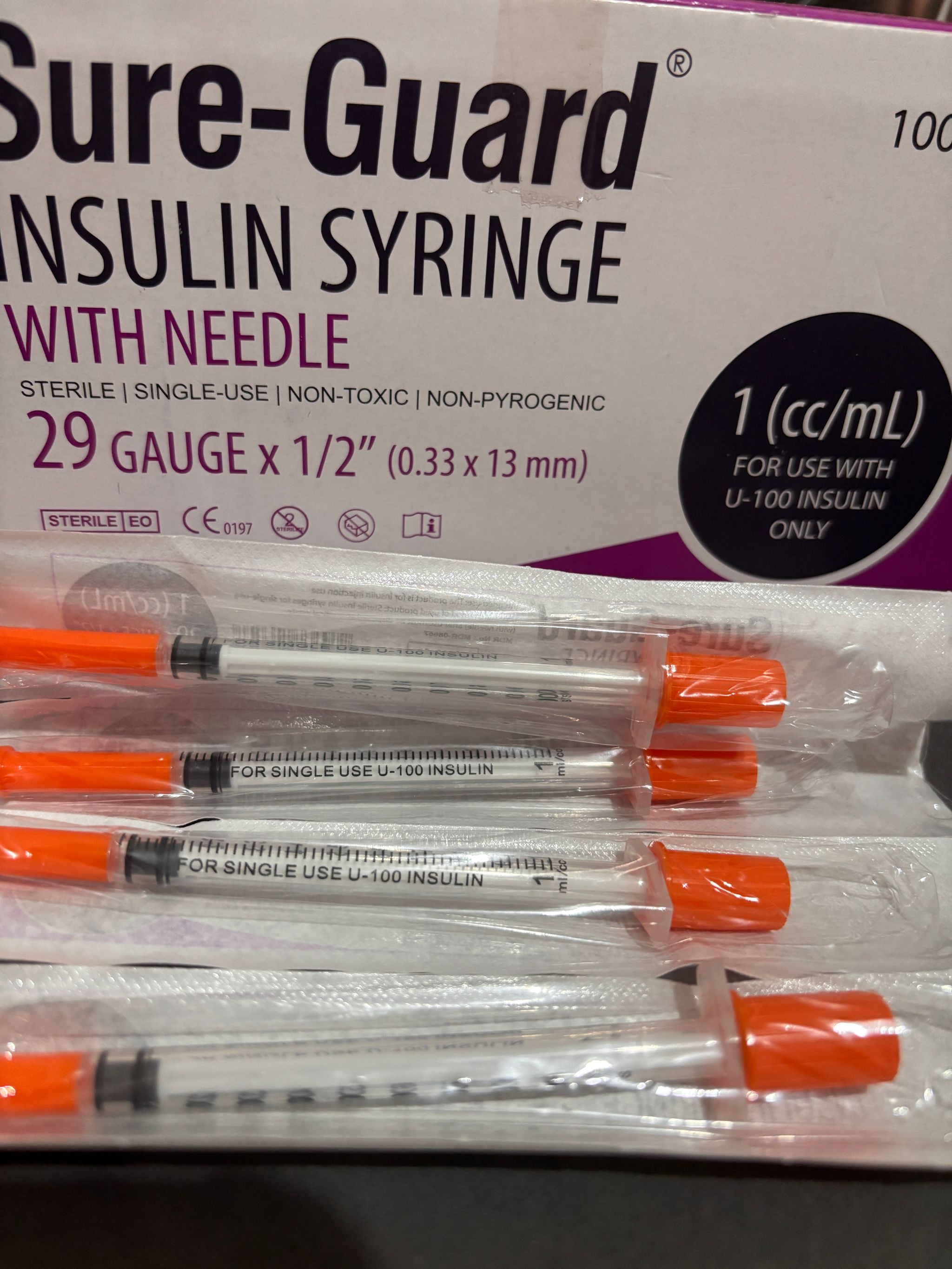 Sureguard Insulin syringe (per syringe)_0