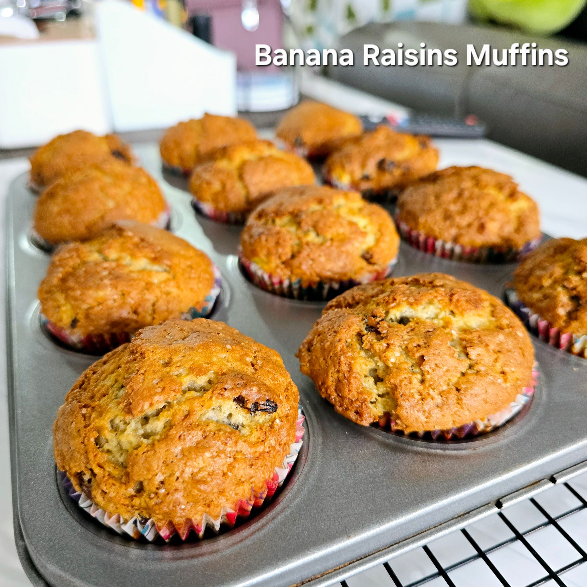 Banana Raisins Muffin (6pcs)_0