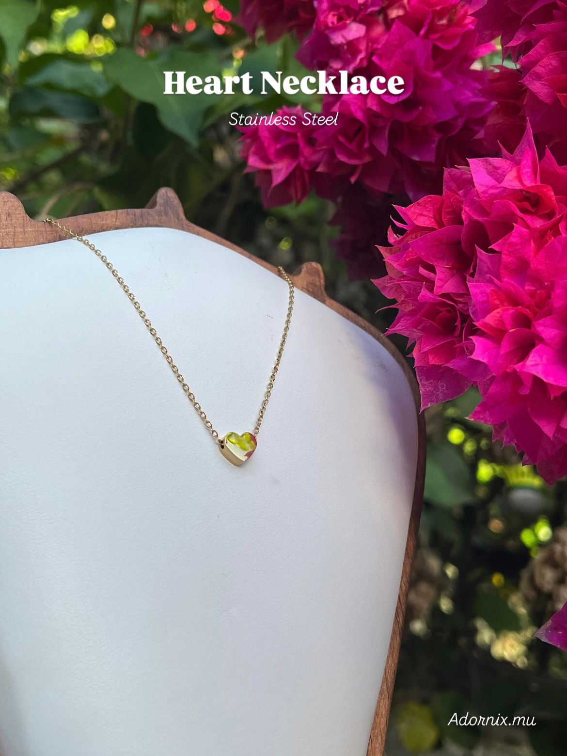 Heart Necklace - Stainless Steel_1