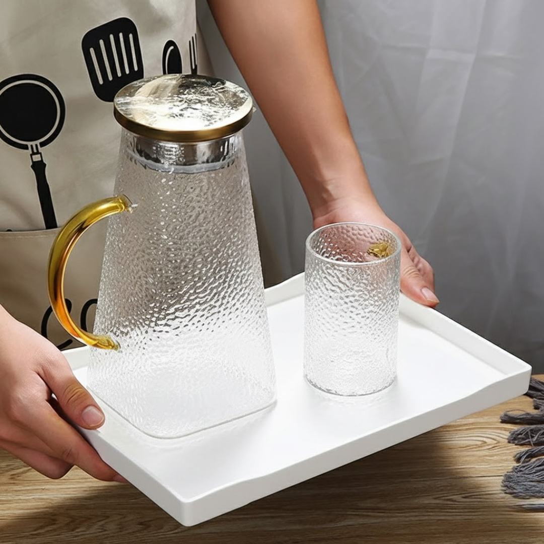 MELAMINE TRAY - 34CM WHITE _3