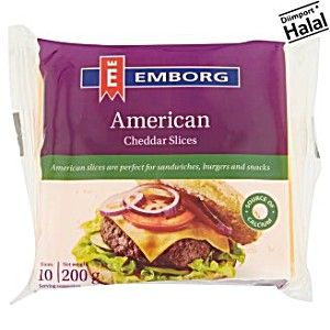 Emborg Processed Cheese 45% ” American Slices’_0