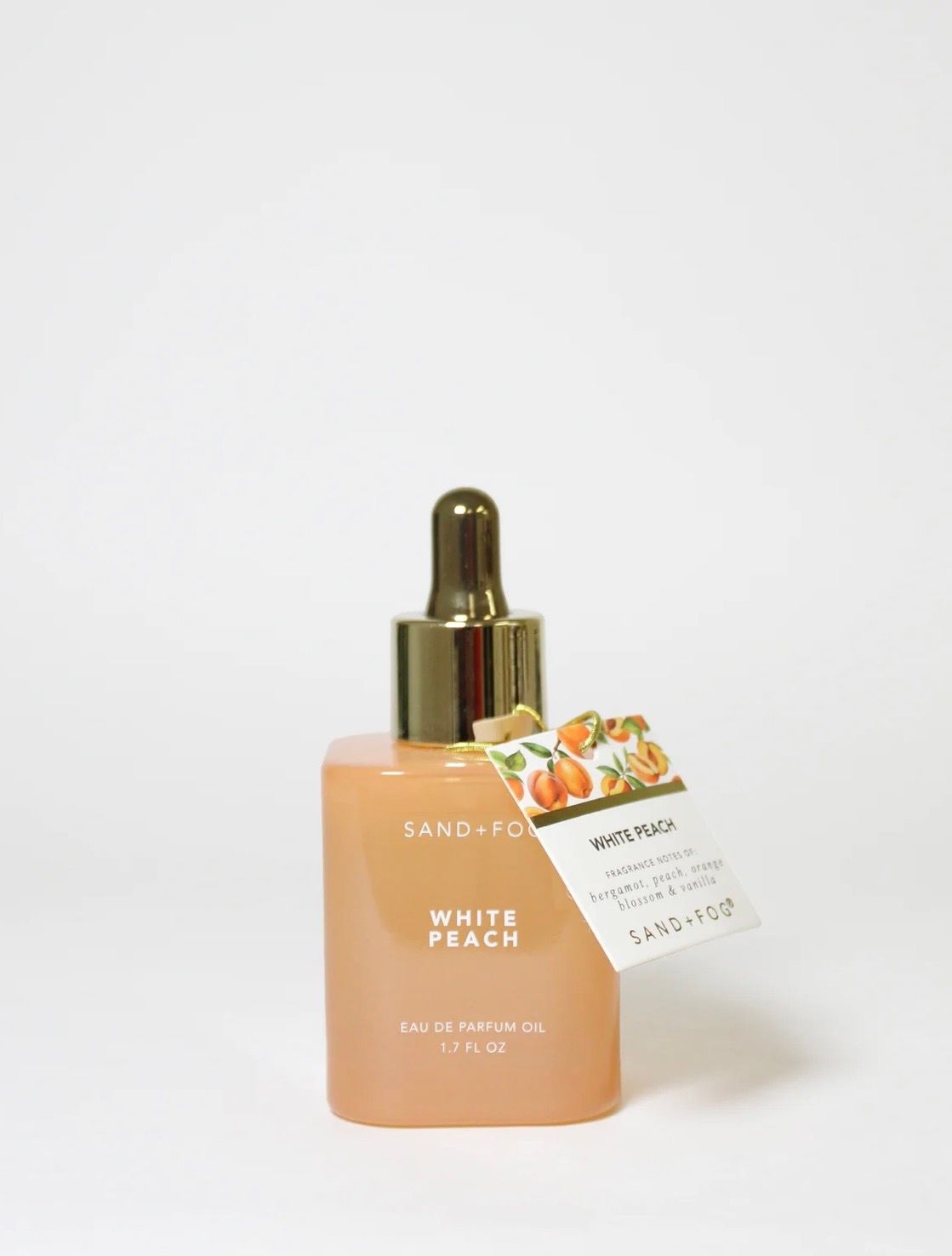 Sand and fog white peach dropper _0