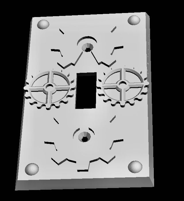 Steam Punk  Light switch cover_0