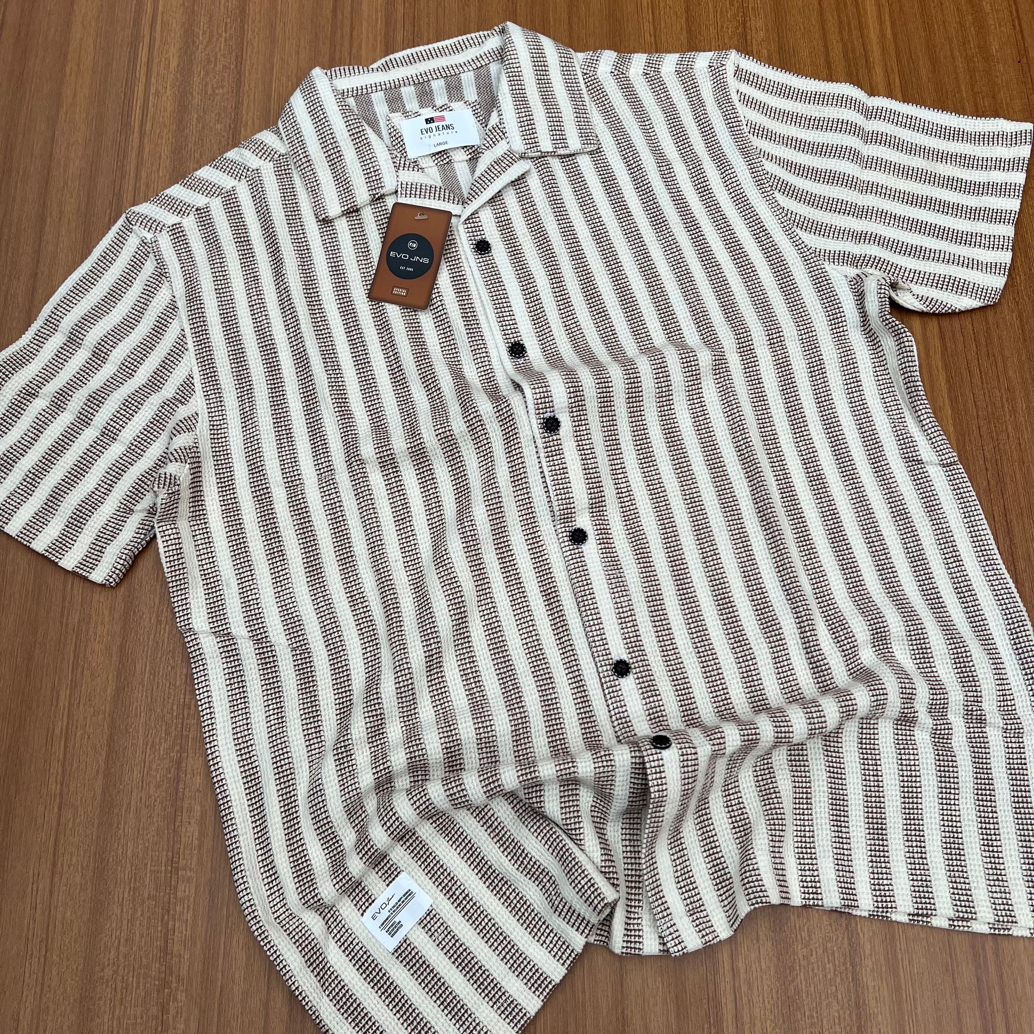 EVO JEANS SHIRT - BROWN _1