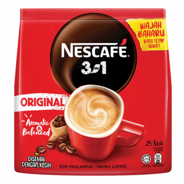 Nescafe 3 in 1 Original Coffee 18g x 25_0