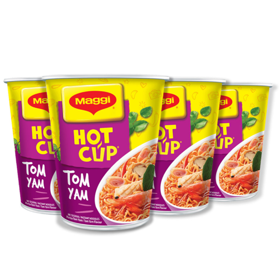 Maggi Hot Cup Tomyam Flavour Instant Noodles 60g x 6_0