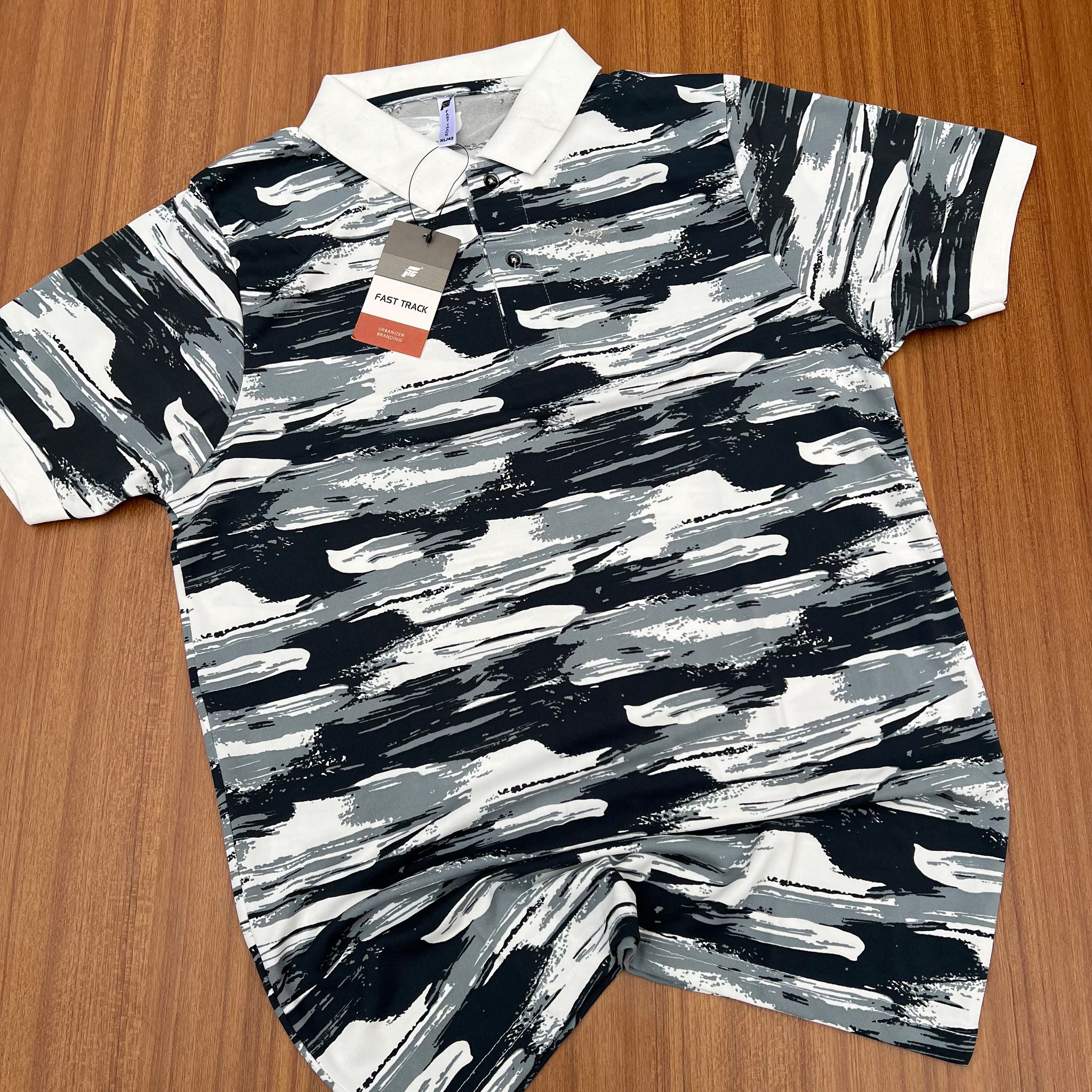 FAST TRACK CLUB TEE - D BLUE_0