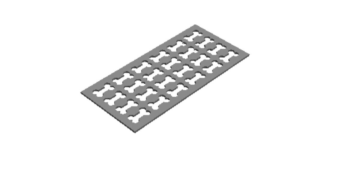 Dog Bones Sprinkler Stencil Cookie Cutter _0