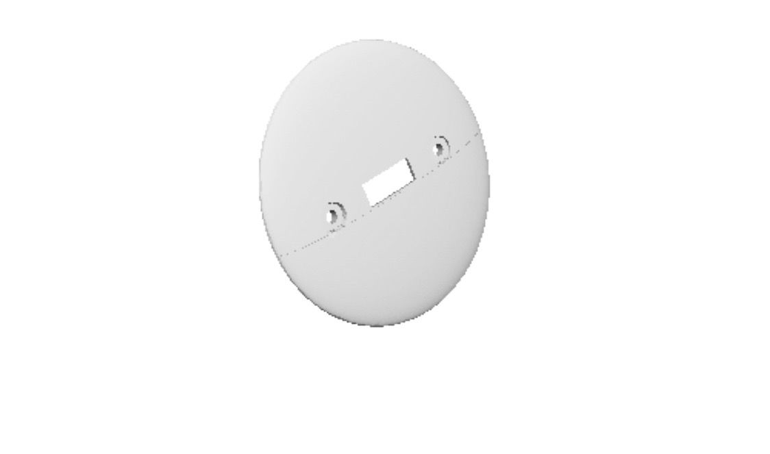 Round Plate Light Switch Cover _0