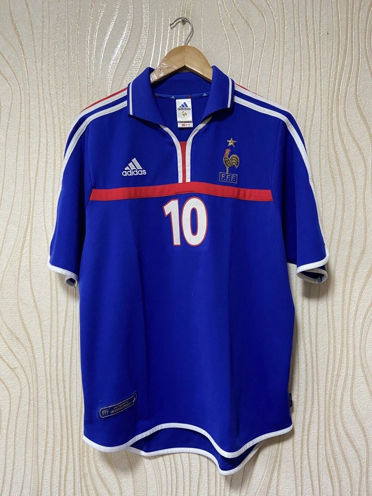 France 2000 Home Shirt (Blue / Red / White)_2