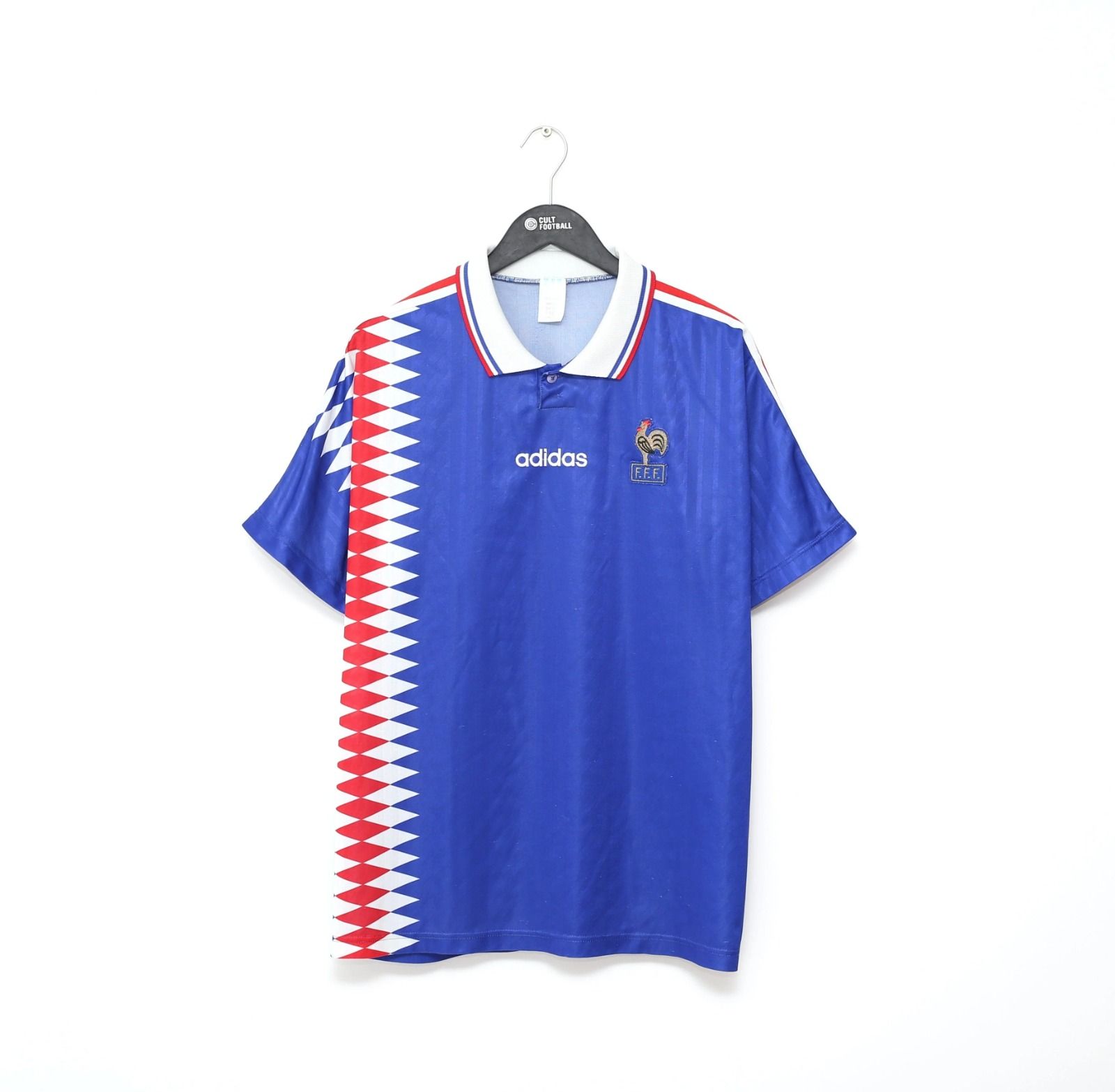 France 1994 Home Shirt (Blue / Red / White)_2