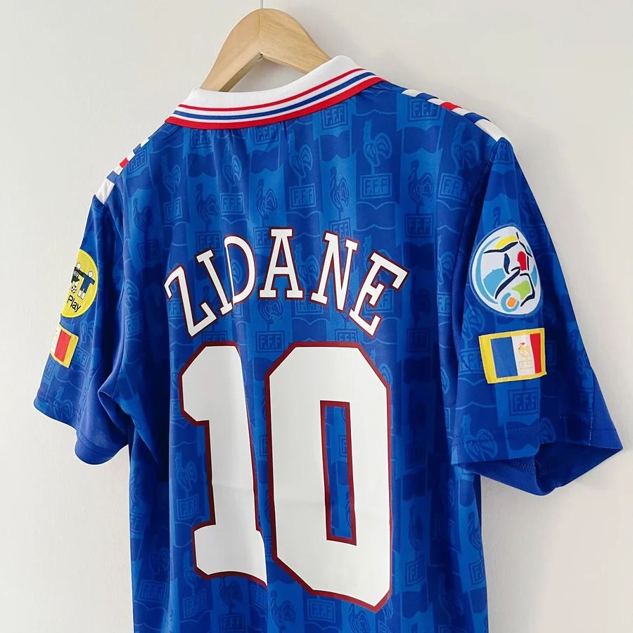 France 1996 Home Shirt (Blue / White / Red)_5