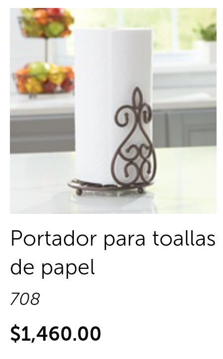 Portador para toallas de papel _0