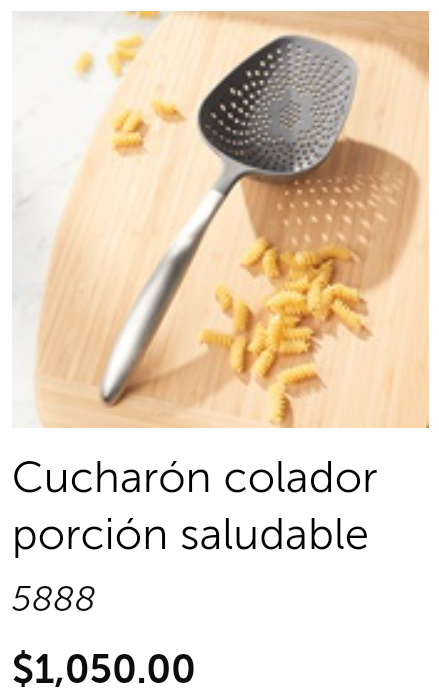 Cucharón colador porción saludable _0