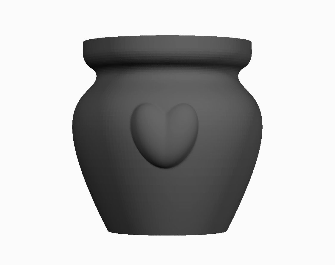 Urn Heart Holder and Lid _1