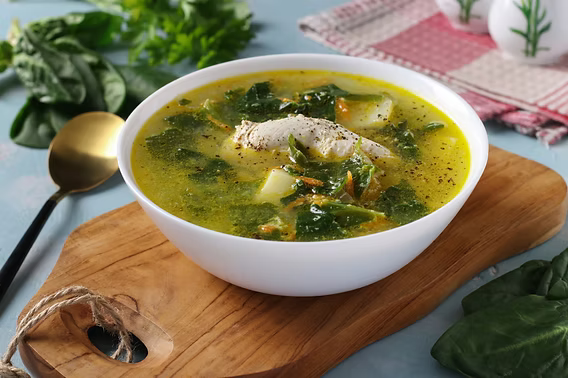 SOUP | Clear Soup with Seaweeds & Shreds of Chicken_0